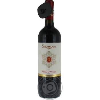 Вино Stemmari Nero Davola червоне н/сухе 0.75л х6 купити, ціни на МегаМаркет - фото 1