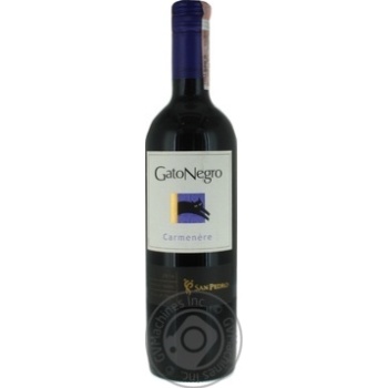Вино Gato Negro Карменер красное сухое 0,75л купить, цены на МегаМаркет - фото 3