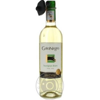 Вино Gato Negro Совіньйон Блан біле сухе 0,75л купити, ціни на МегаМаркет - фото 1