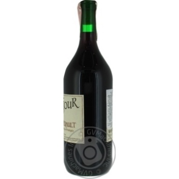 Wine red dry 11.5% 1000ml glass bottle - buy, prices for MegaMarket - photo 2