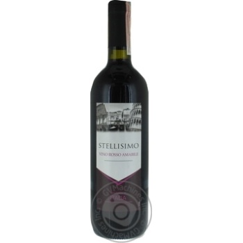 Stellisimo Rosso Amabile Red Semi Sweet Wine 11% 0.75l - buy, prices for NOVUS - photo 1