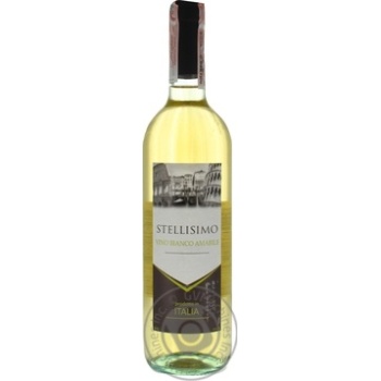 Wine Stellisimo white semisweet 11% 750ml glass bottle Italy - buy, prices for MegaMarket - photo 1