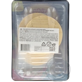 Processed cheese Komo Stvory Sviy Buter with mushrooms 8 slices 45% 150g - buy, prices for MegaMarket - photo 2