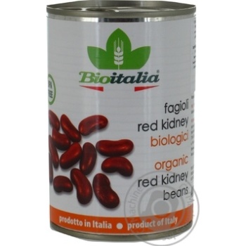 Квасоля Bioitalia червона органічна 400г купити, ціни на МегаМаркет - фото 1