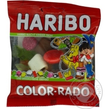 Цукерки Haribo Color-Rado фруктові жувальні 100г купити, ціни на МегаМаркет - фото 1