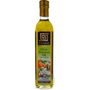 Oil Ellada olive refined 500ml glass bottle - buy, prices for MegaMarket - photo 1