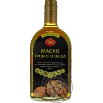 Golden kings of Ukraine with walnuts unrefined oil 500ml - buy, prices for MegaMarket - photo 3