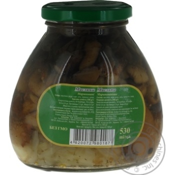 Mushrooms suillus Oscar canned 530ml glass jar China - buy, prices for NOVUS - photo 4