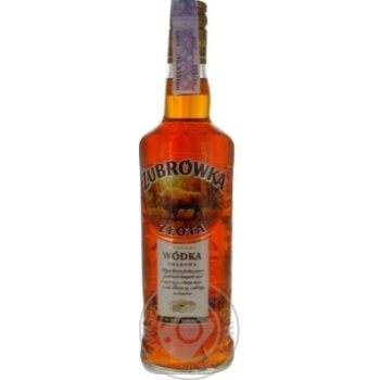 Водка Zubrowka Настойка золотая 500мл купить, цены на МегаМаркет - фото 1