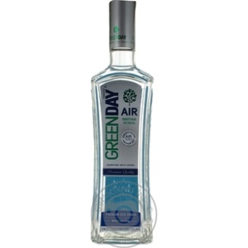 Vodka Green day Air 40% 700ml glass bottle - buy, prices for MegaMarket - photo 1