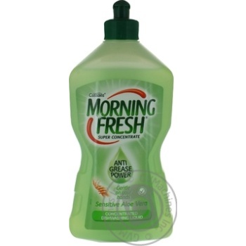 Рідина д/миття посуду Morning Fresh Aloe Vera 450мл х12 купить, цены на МегаМаркет - фото 1