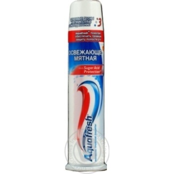 Зубна паста Aquafresh Фреш Помпа 100мл купити, ціни на МегаМаркет - фото 1