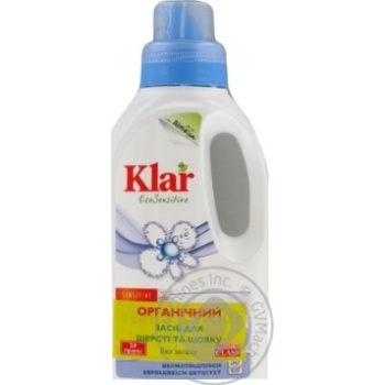 Means Klar for washing of products from a wool and silk 500ml - buy, prices for MegaMarket - photo 1