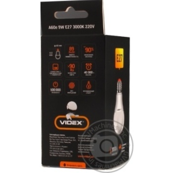 Bulb Videx e27 9w 220v - buy, prices for MegaMarket - photo 2