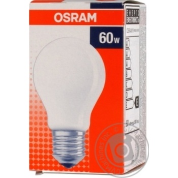 Лампа розжарювання Osram А 60W FR 60 E27 - купити, ціни на МегаМаркет - фото 1