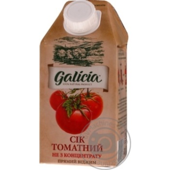 Сок Galicia томатный с солью 0,5л купить, цены на МегаМаркет - фото 1