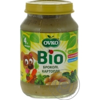 Ovko for children from 4 months broccoli puree 190g - buy, prices for MegaMarket - photo 1