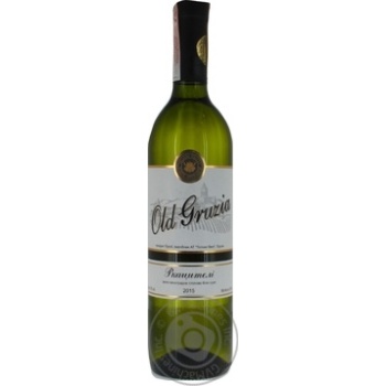 Wine rkaciteli white dry 13% 750ml glass bottle Georgia - buy, prices for MegaMarket - photo 1