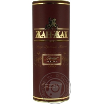 Cognac Jean-jack 40% 5years 500ml in tubes Ukraine - buy, prices for NOVUS - photo 1