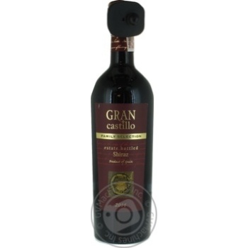 Вино Gran Castillo Shiraz червоне н/сухе 0.75л х6 купить, цены на МегаМаркет - фото 1