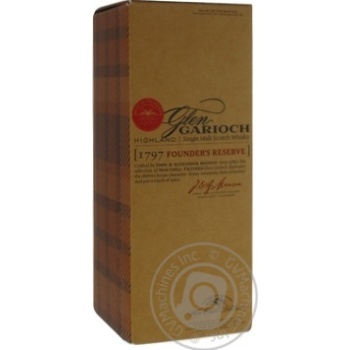 Віскі Glen Garioch Founder's Reserve 48% 0,7л купити, ціни на МегаМаркет - фото 1
