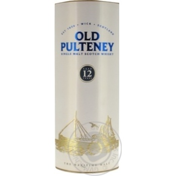 Віскі Old Pulteney 12 років 40% 0,7л купити, ціни на МегаМаркет - фото 1