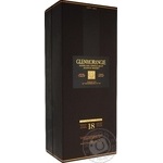 Whiskey Glenmorangie single malt 43% 18yrs 700ml in a box Scotland England