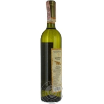 Wine rkaciteli Kartuli vazi Vazisubani white dry 12% 2008year 750ml glass bottle Georgia - buy, prices for MegaMarket - photo 2