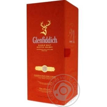 Віскі Glenfiddich 21yo Box 40% 0.7л купити, ціни на МегаМаркет - фото 3