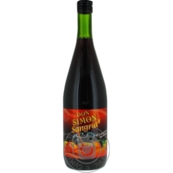 Вино Don Simon Sangria красно сладкое 7%  1л купить, цены на МегаМаркет - фото 1