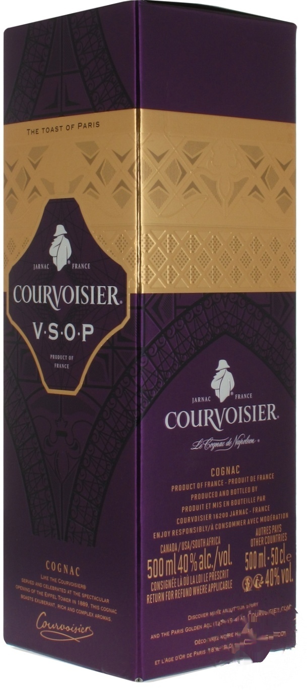 

Коньяк Courvoisier V.S.O.P 40% 500мл