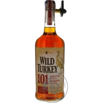 Віскі Wild Turkey Бурбон 101 Proof 50,5% 1л купити, ціни на МегаМаркет - фото 1