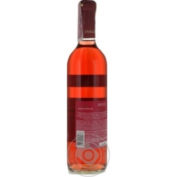 Wine Inkerman pink semisweet 13% 700ml glass bottle - buy, prices for MegaMarket - photo 5