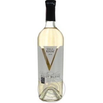 wine pinot blanc villa krim 13% 750ml glass bottle Ukraine - buy, prices for - photo 1