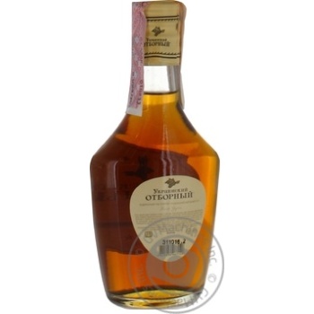 Ukrainian selection 3 yrs V.S. cognac 40% 0.25l - buy, prices for NOVUS - photo 2