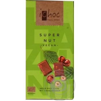 Chocolate Ichoc with nuts 80g - buy, prices for MegaMarket - photo 1
