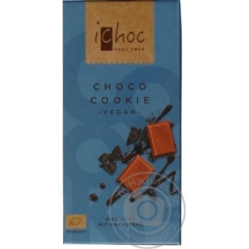 Chocolate Ichoc with cookies 80g - buy, prices for MegaMarket - photo 1