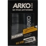 Набір косметичний Arko Men Platinum 2пр х6