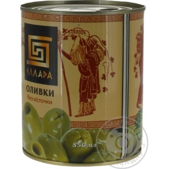 Ellada green without bone olive 850ml - buy, prices for MegaMarket - photo 4