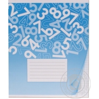 Notebook checkered 18pages - buy, prices for MegaMarket - photo 1