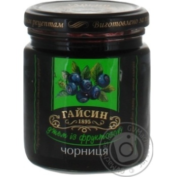 Jam Gaisyn blueberry on fructose 270g - buy, prices for MegaMarket - photo 1