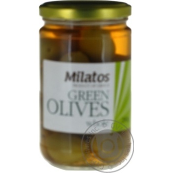 Оливки Milatos зеленые с косточками 280г купить, цены на МегаМаркет - фото 5