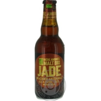 Jade Ambree semi-dark beer 4.5% 0,25l - buy, prices for MegaMarket - photo 1