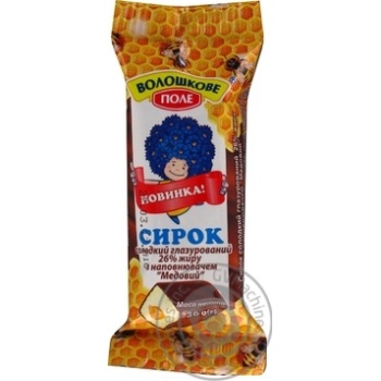 Voloshkove Pole With Honey In Glaze Cottage Cheese - buy, prices for MegaMarket - photo 3
