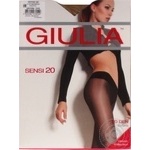 Giulia Sensi Vita Bassa Low Waist Daino 20 Den Women's Tights Size 2