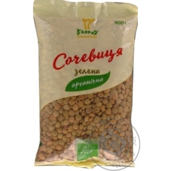 Groats lentils Ecorod green 400g - buy, prices for MegaMarket - photo 2