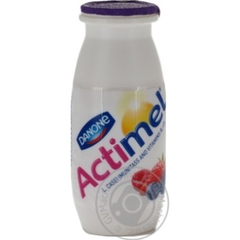 Продукт кисломолочний Danone Актимель Лісові ягоди 1,5% 100г купити, ціни на МегаМаркет - фото 1