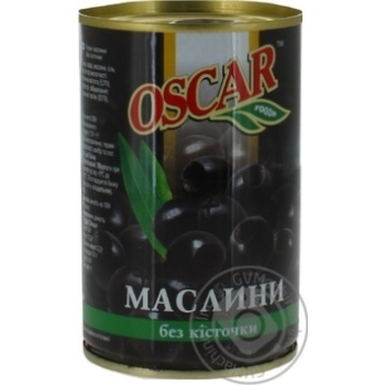 Oscar Pitted Black Olives 300ml - buy, prices for MegaMarket - photo 4