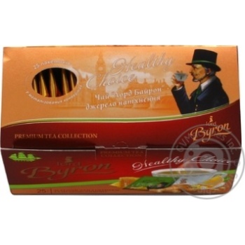 Tea Lord byron lemon green packed 25pcs 50g - buy, prices for MegaMarket - photo 1