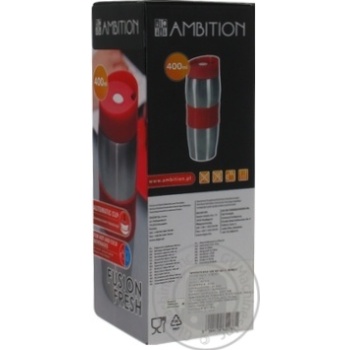 Travel mug Ambition 400ml - buy, prices for MegaMarket - photo 2